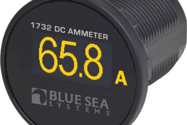 Blue Sea 1732 Mini OLED Ammeter – Yellow