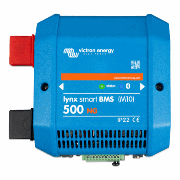 Victron Lynx Smart BMS 500 NG for battery management and monitoring.