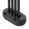 Portable 12V battery charger dock with multiple charging ports for versatile power solutions.