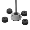 Magnetic mount base for 12V power systems with adjustable positioning.