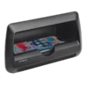 12V Power docking station with smartphone holder and charging port.